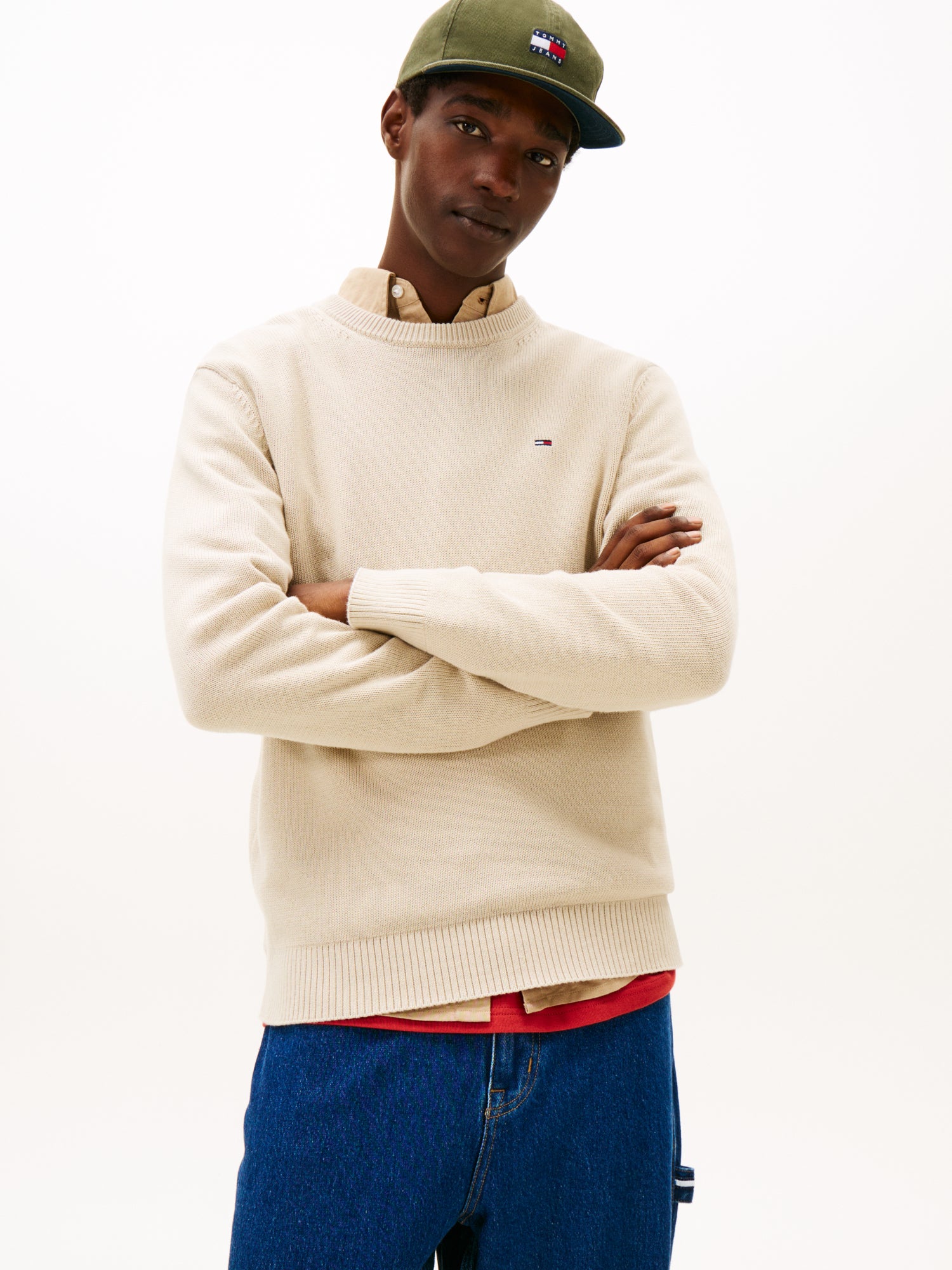 Tommy Jeans Pullover  beige