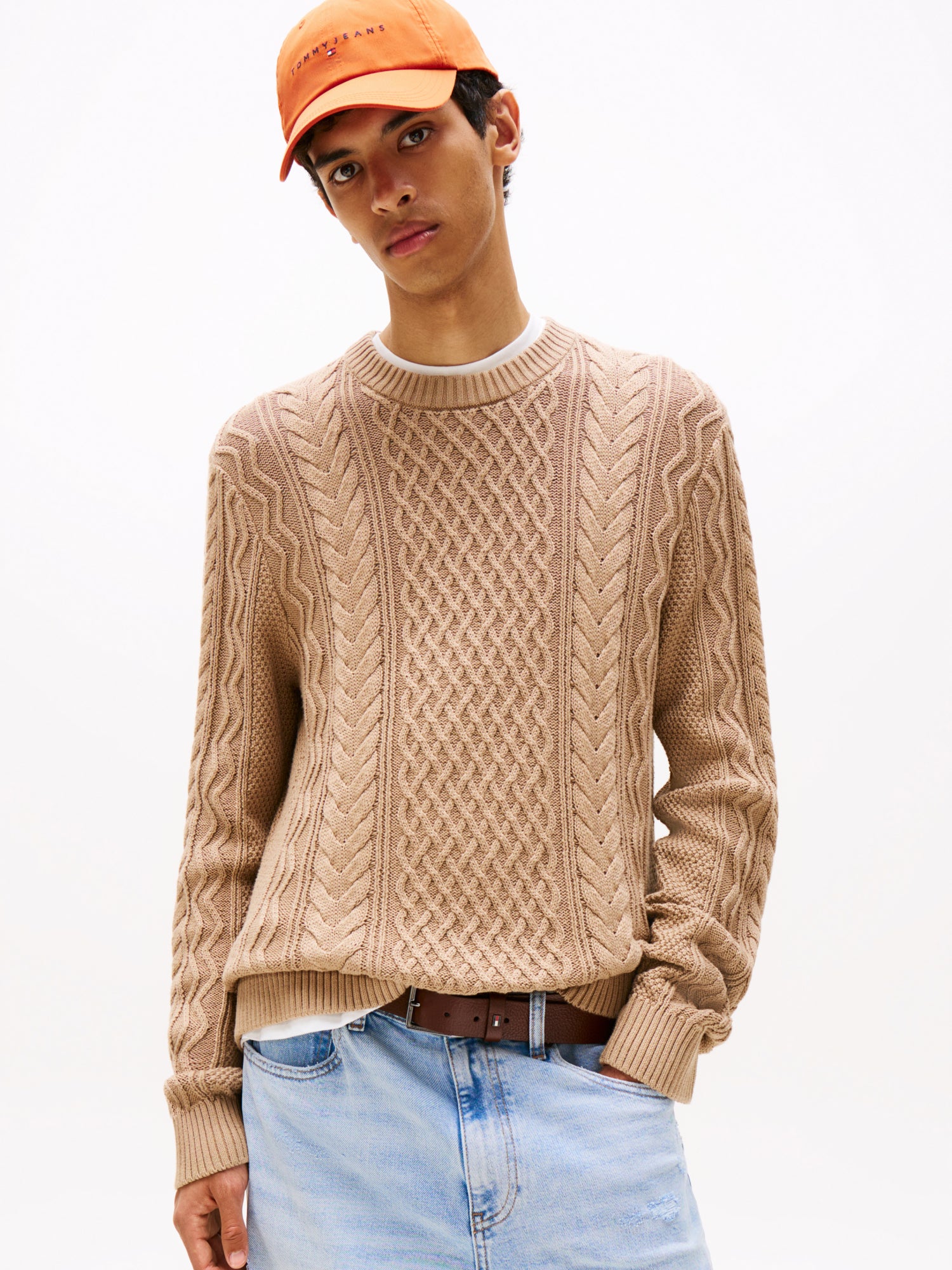 Tommy Jeans Pullover  braun
