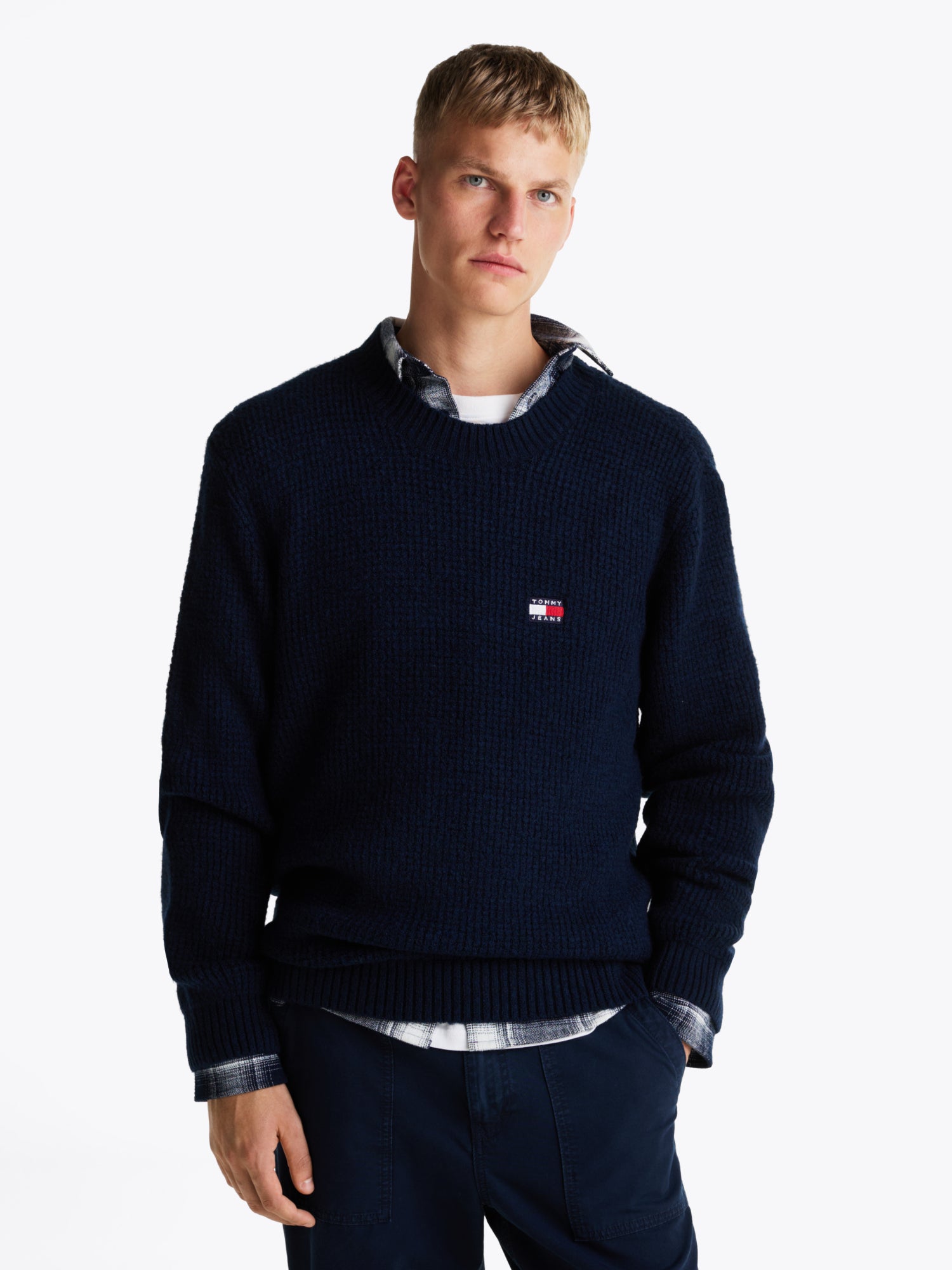 Tommy Jeans Pullover  dunkelblau