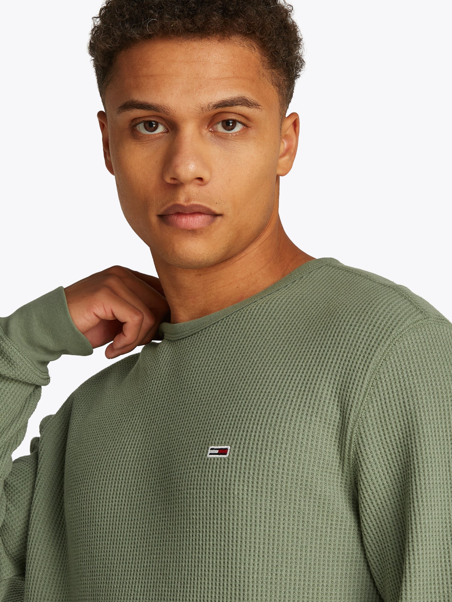 Tommy Jeans Pullover  grün