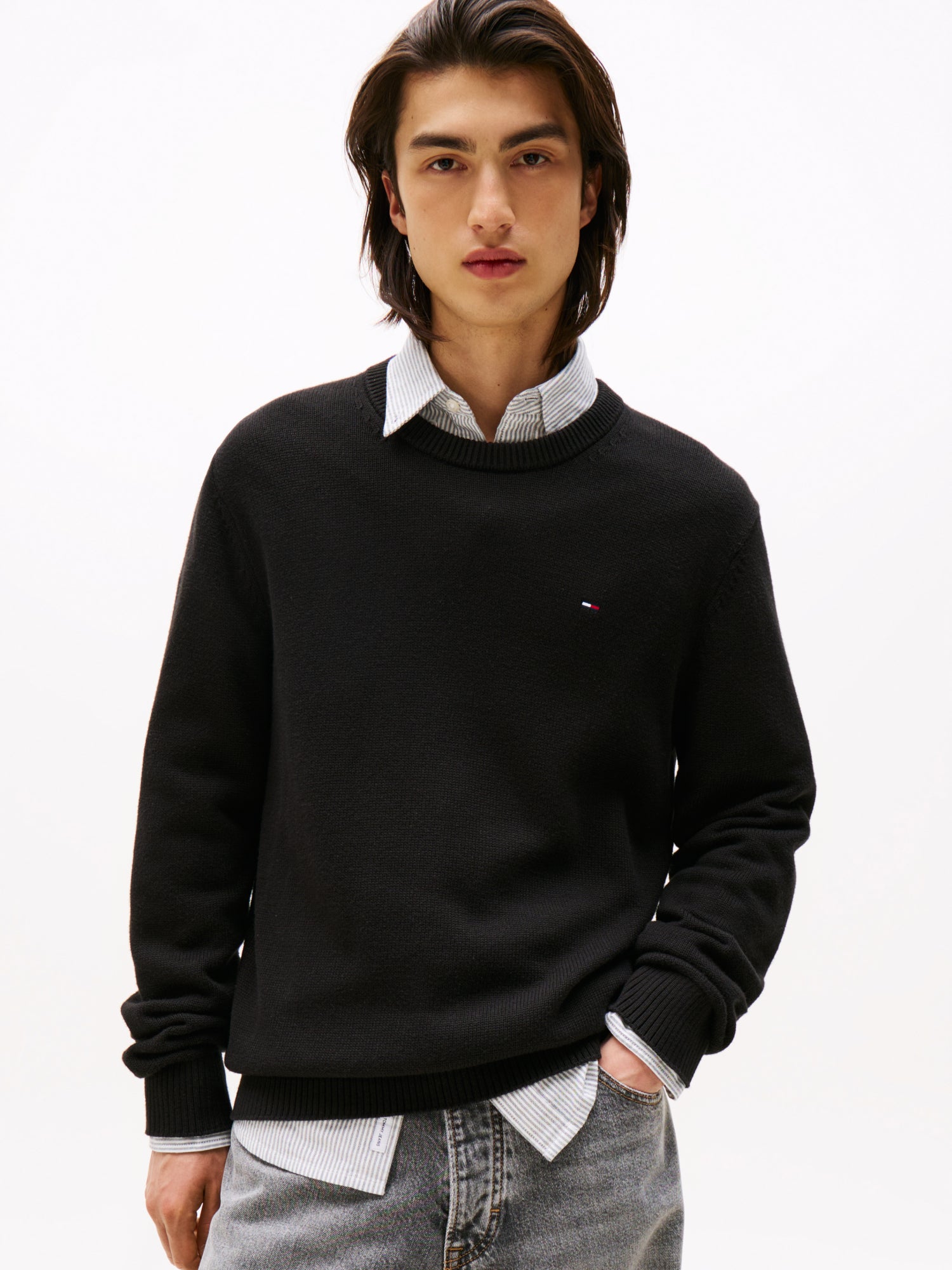 Tommy Jeans Pullover  schwarz