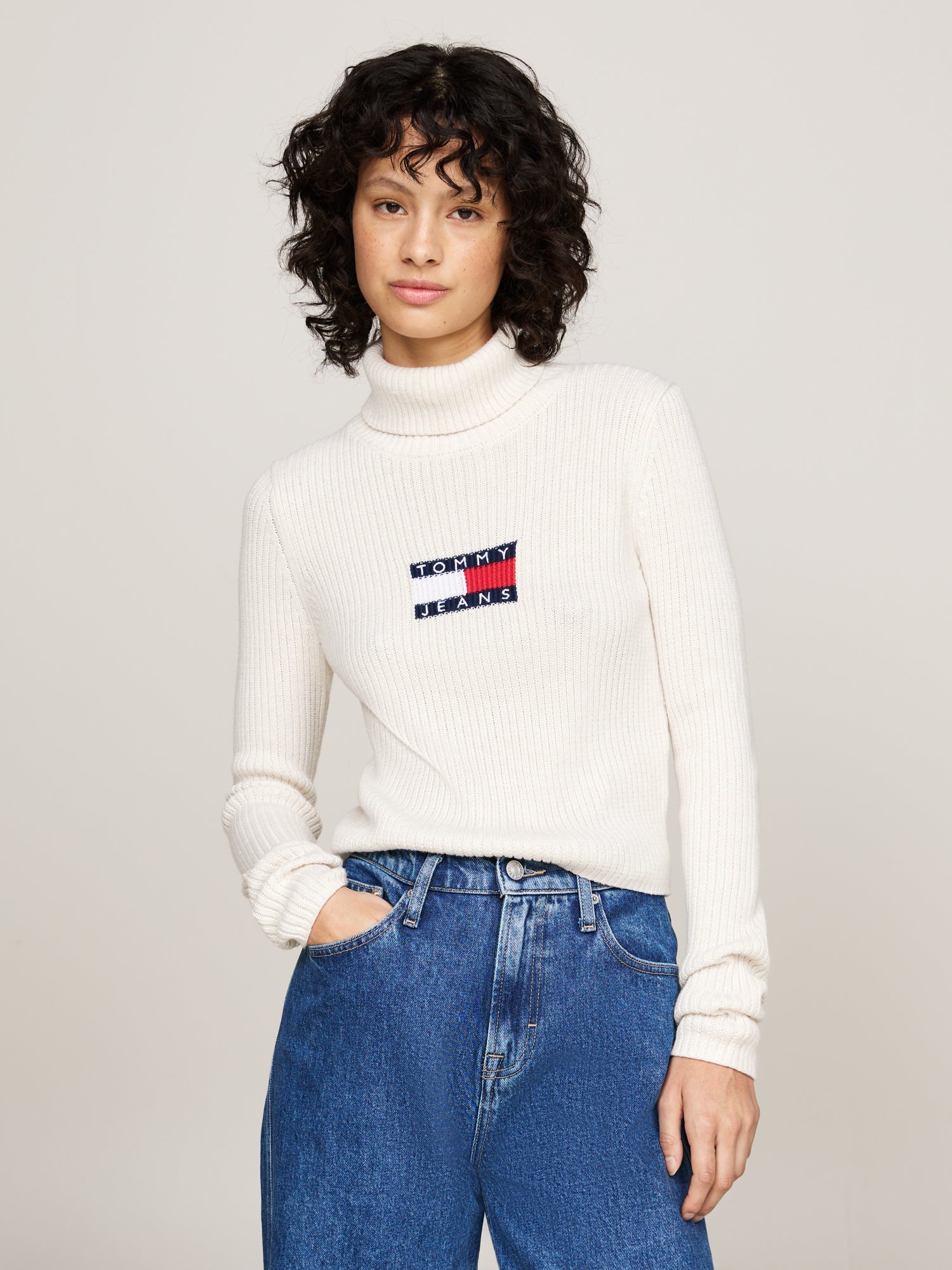 Tommy Jeans Pullover  weiß