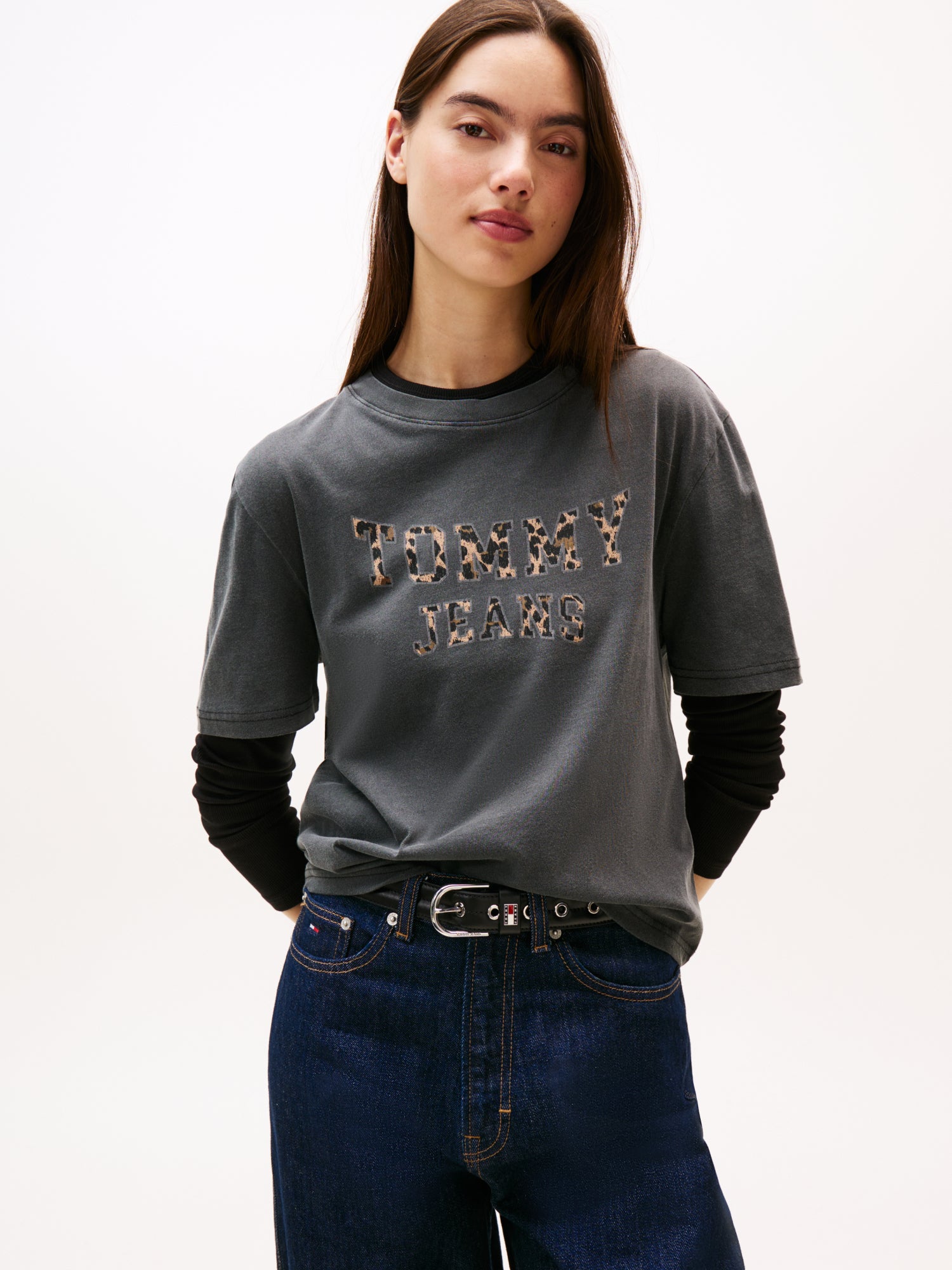 Tommy Jeans T-Shirts  schwarz