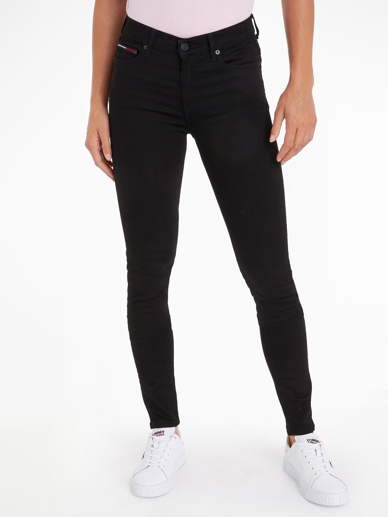 Tommy Jeans Skinny, Slim  schwarz
