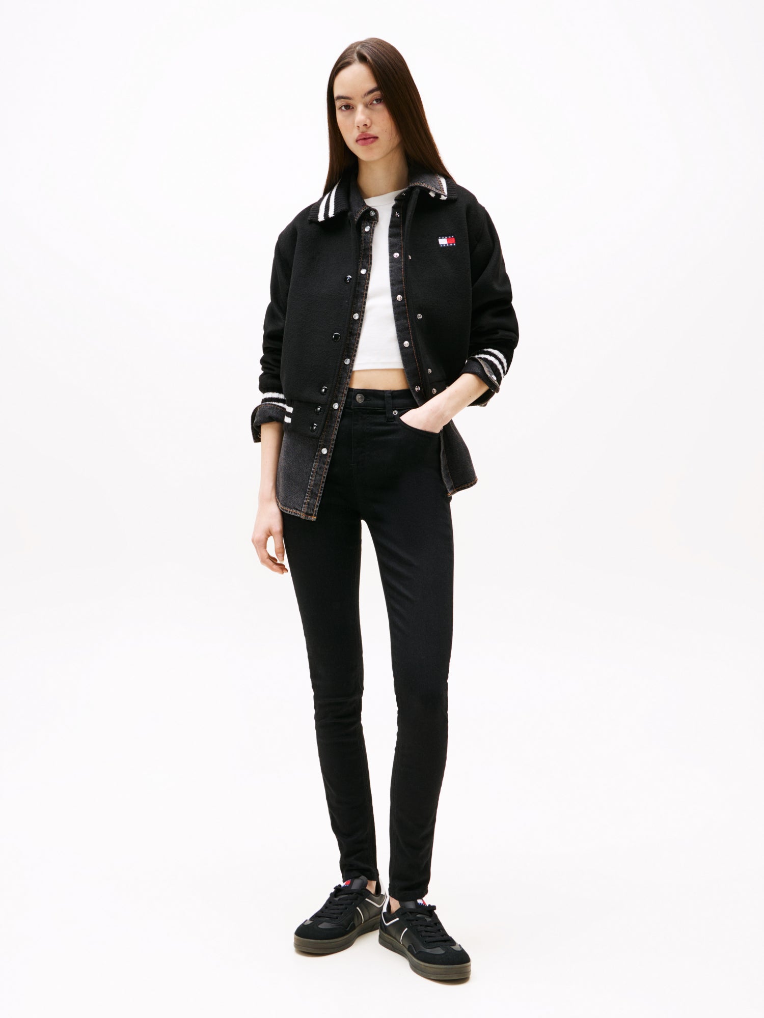 Tommy Jeans Skinny, Slim  schwarz