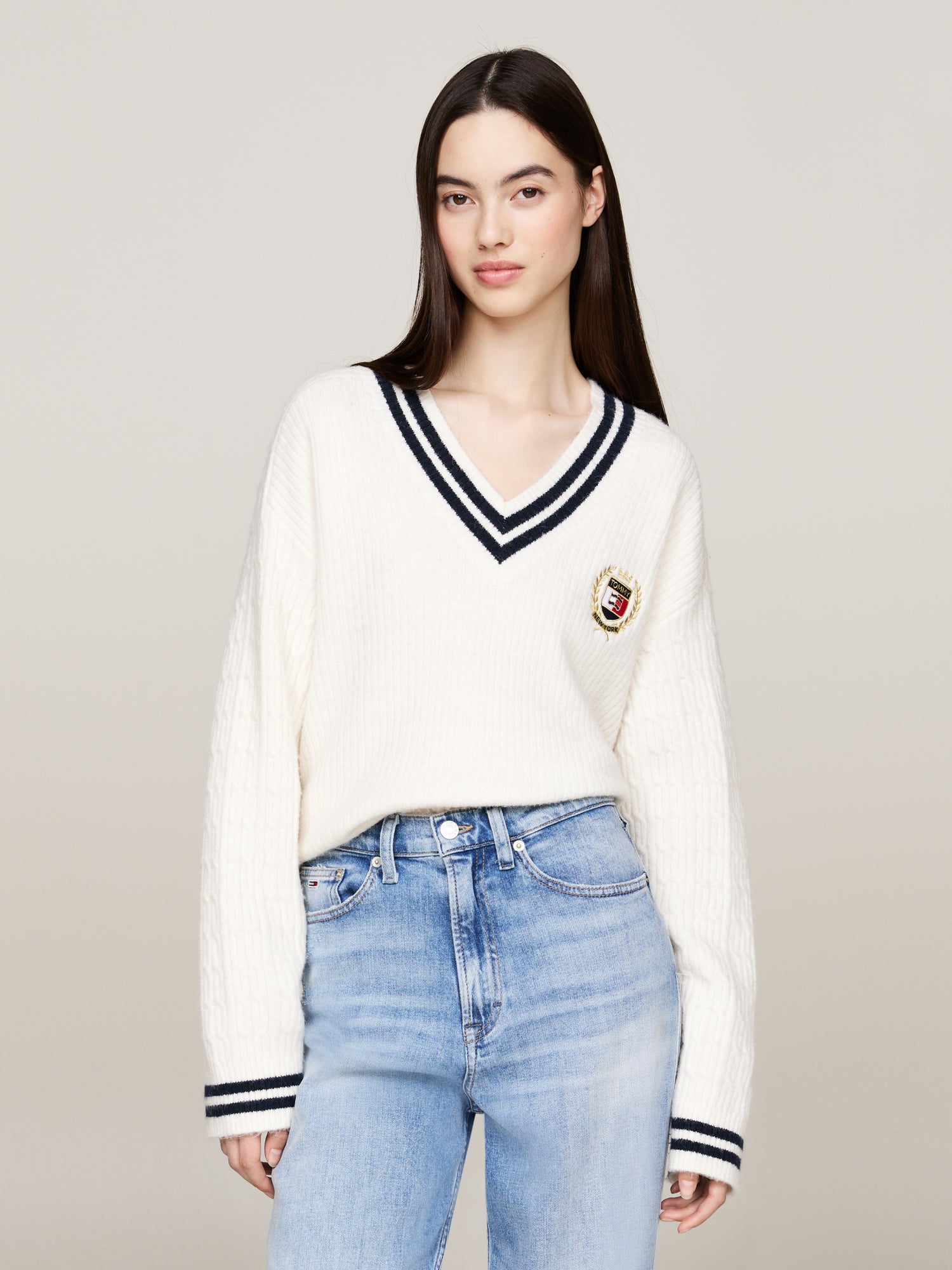 Tommy Jeans Pullover  creme