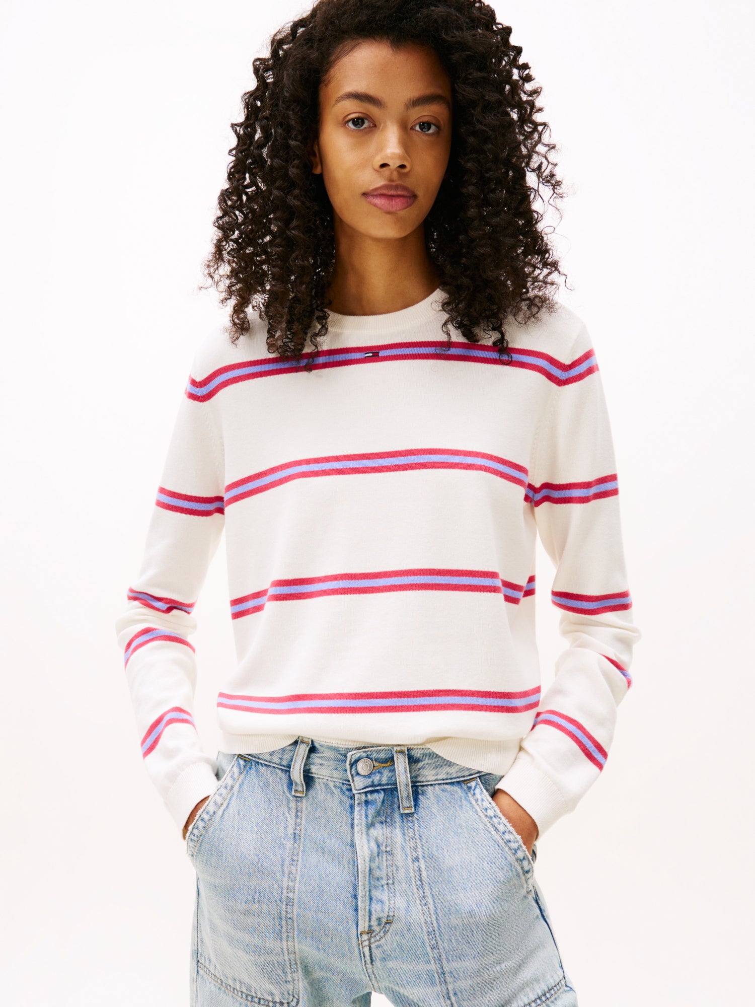 Tommy Jeans Pullover  weiß