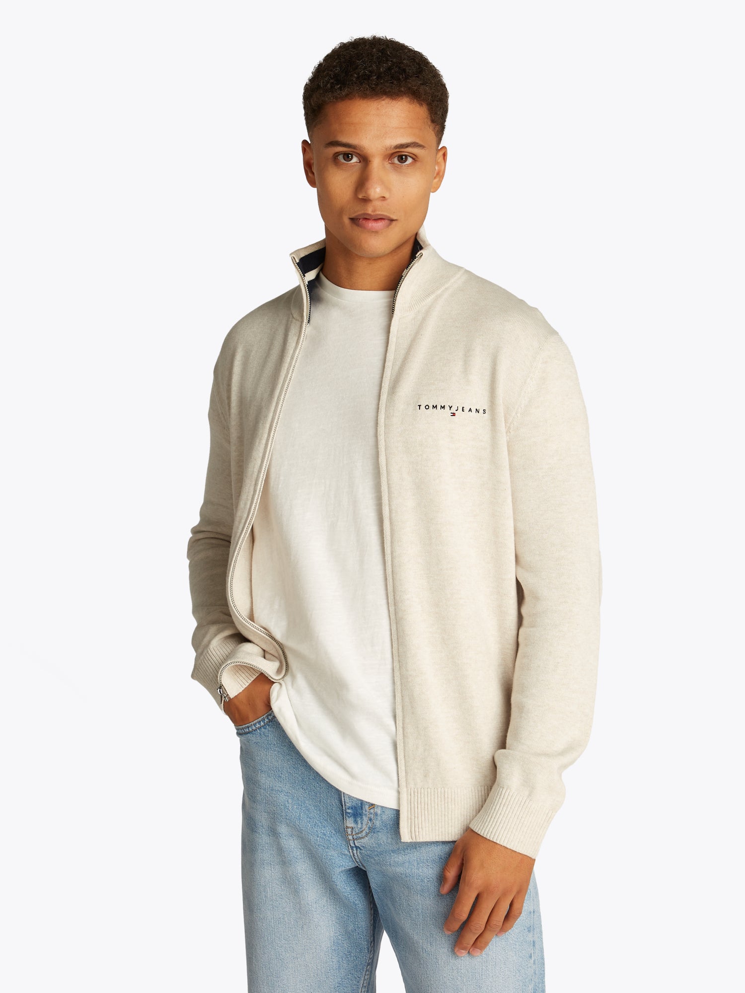 Tommy Jeans Shirtjacken  weiß