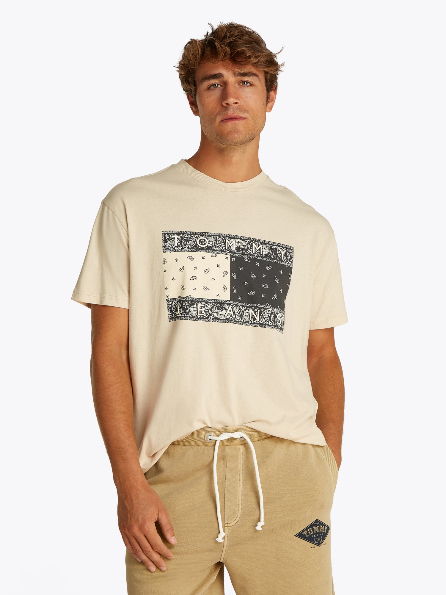 Tommy Jeans T-Shirts  beige