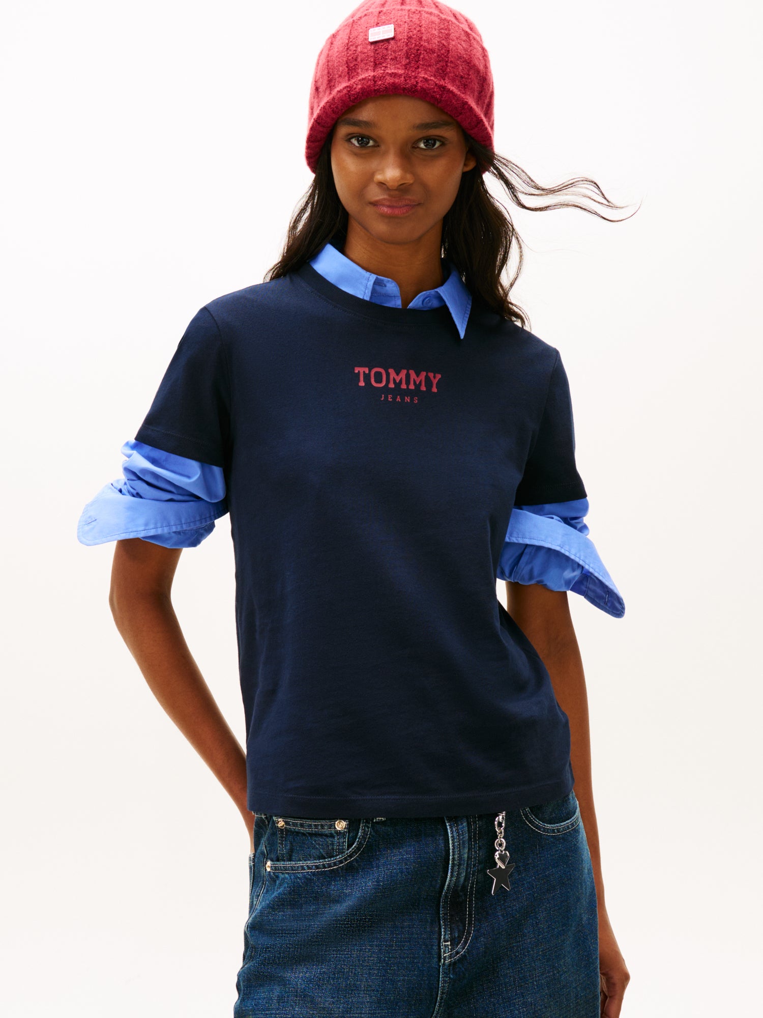 Tommy Jeans T-Shirts  dunkelblau