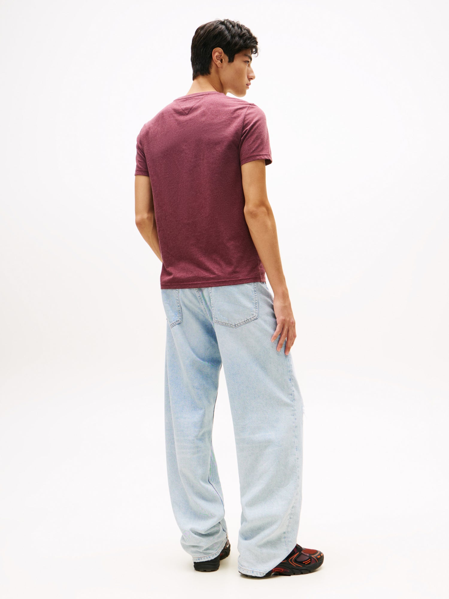 Tommy Jeans T-Shirts  dunkelrot