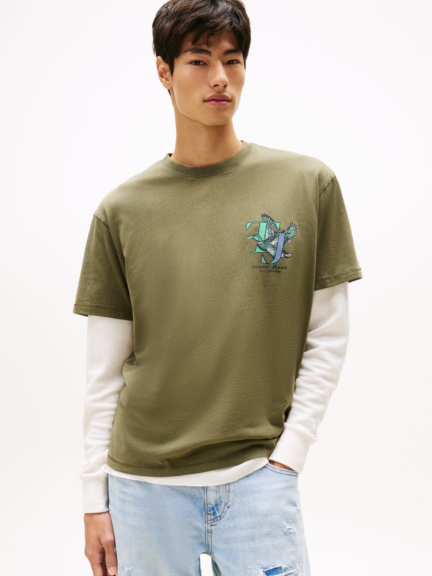 Tommy Jeans T-Shirts  grün