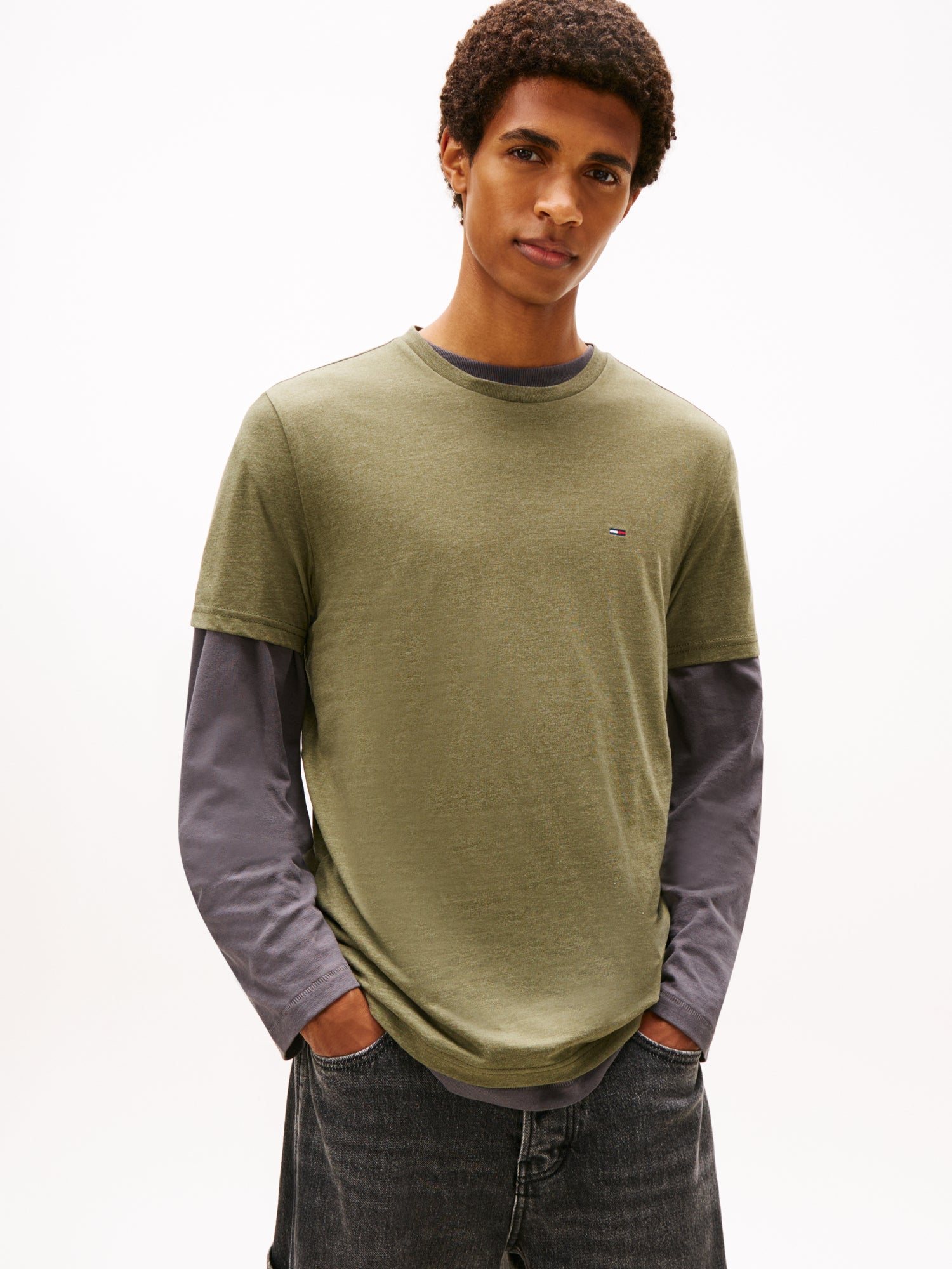 Tommy Jeans T-Shirts  grün