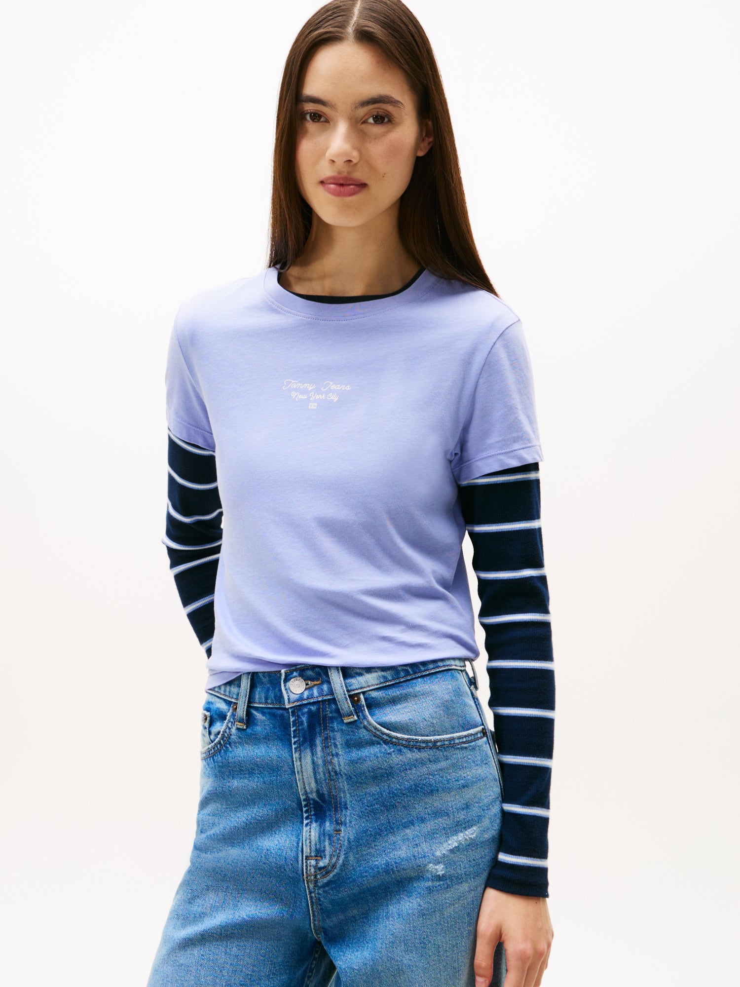 Tommy Jeans T-Shirts  hellblau