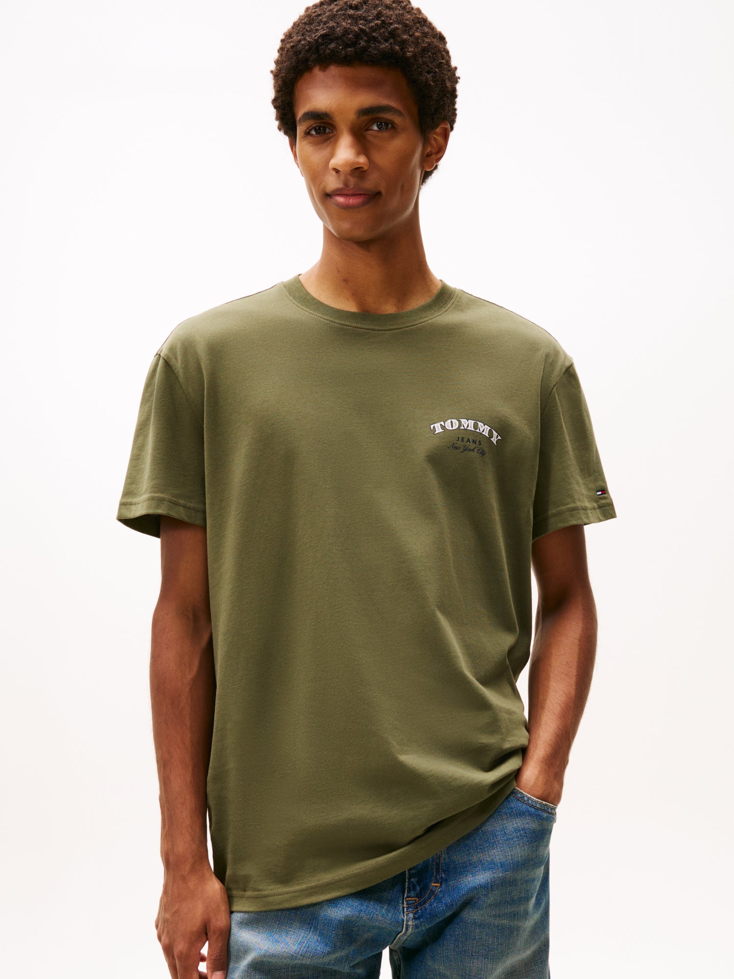 Tommy Jeans T-Shirts  oliv
