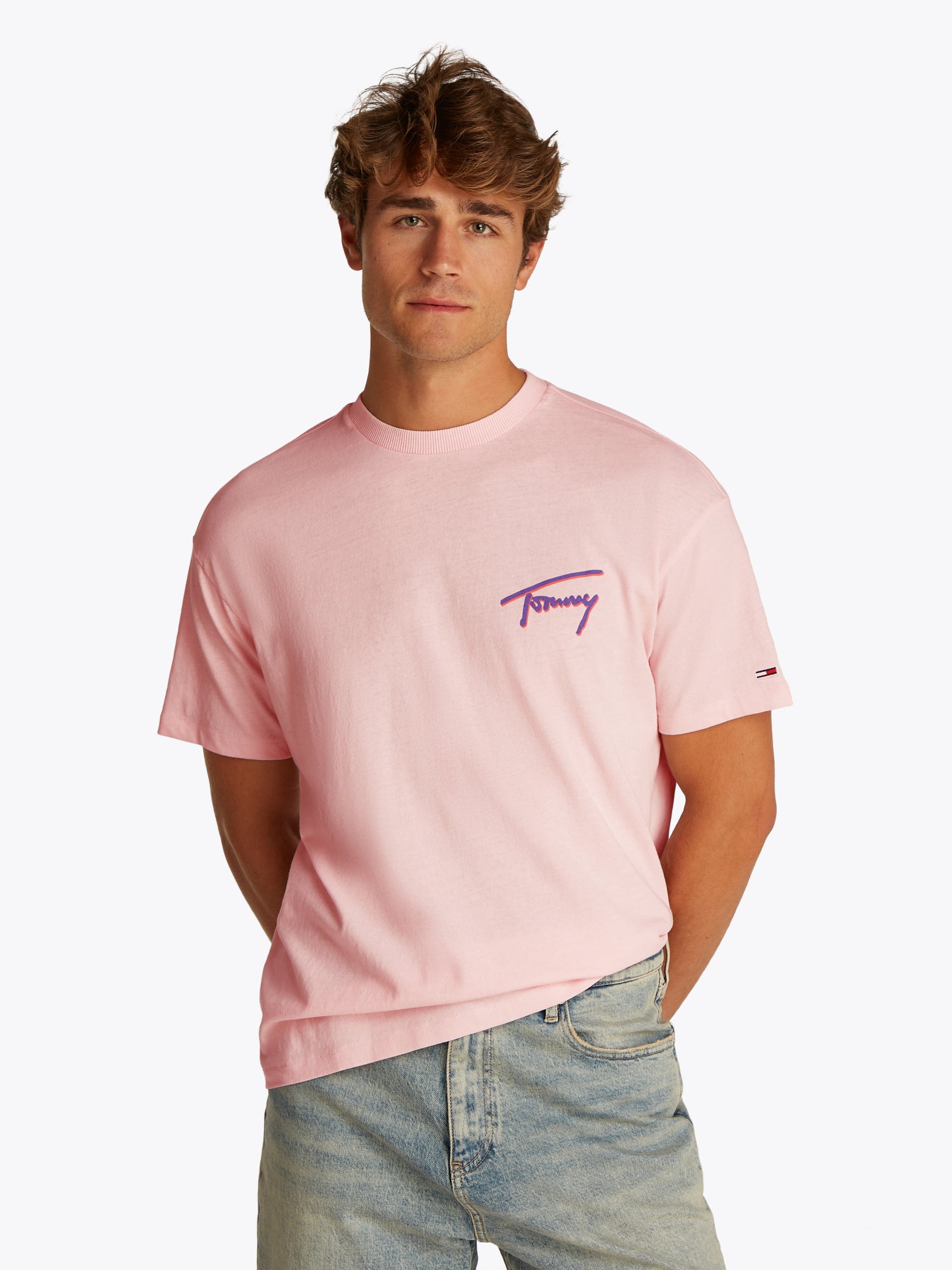 Tommy Jeans T-Shirts  rosa