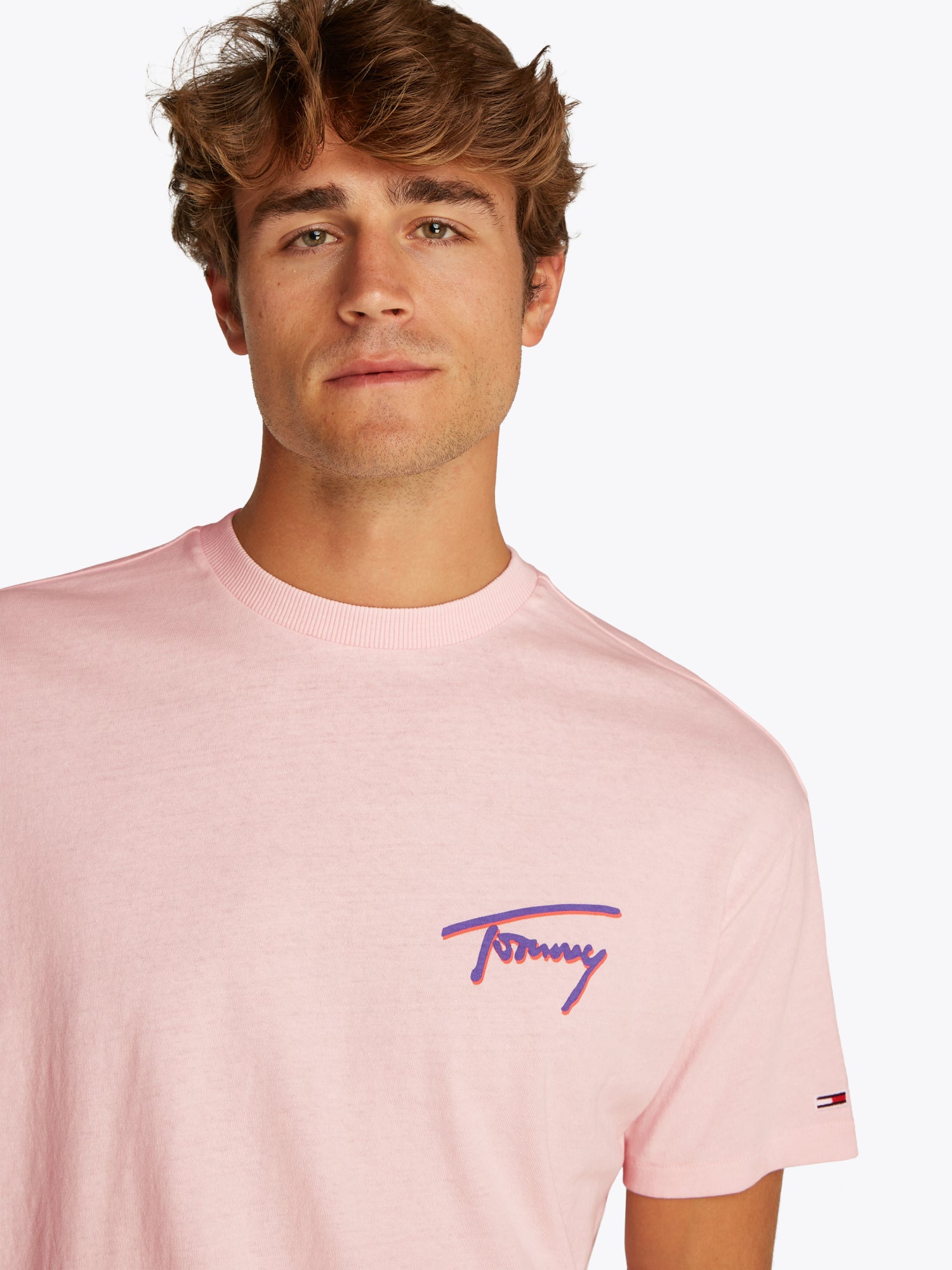 Tommy Jeans T-Shirts  rosa