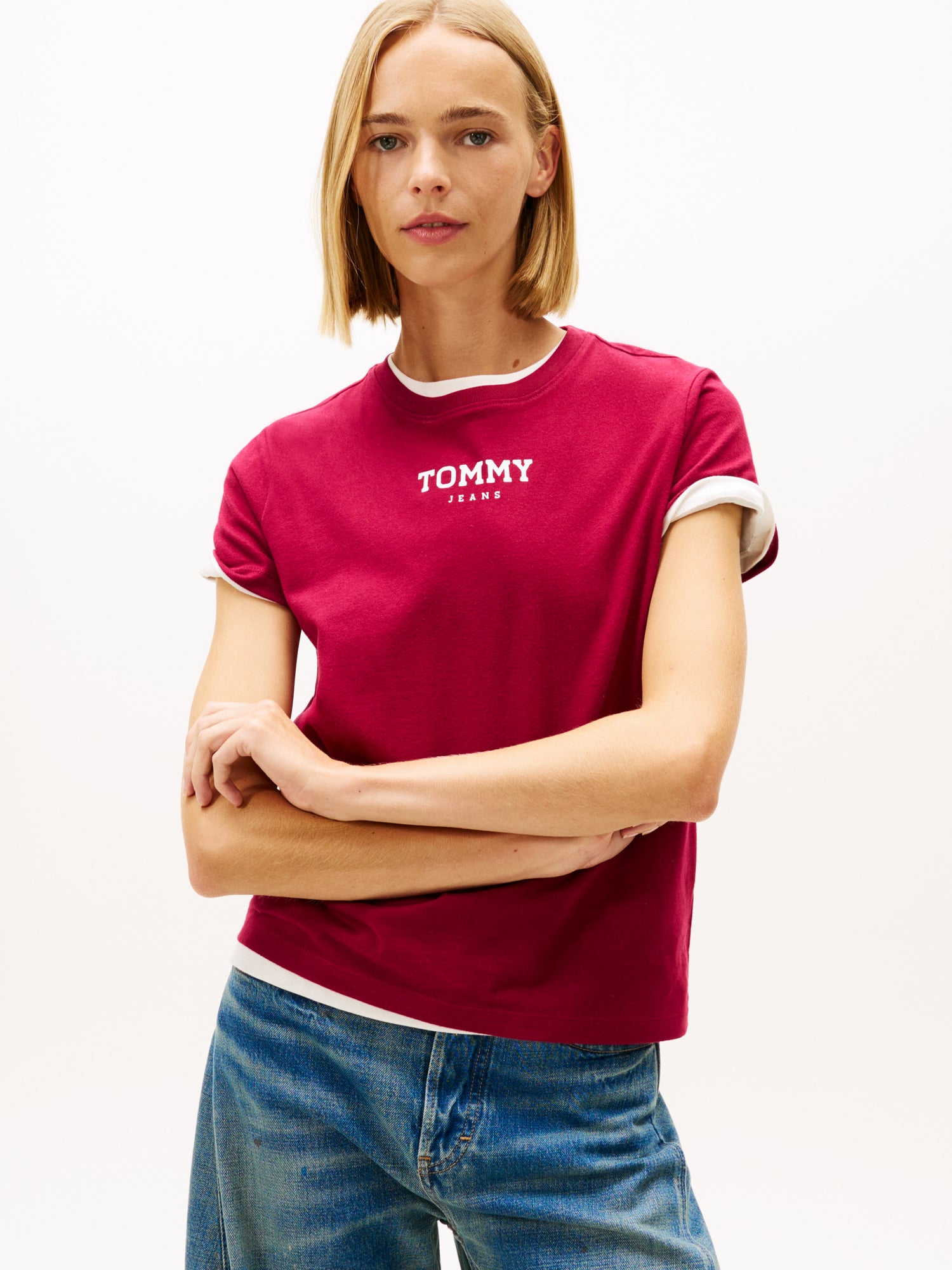 Tommy Jeans T-Shirts  rot