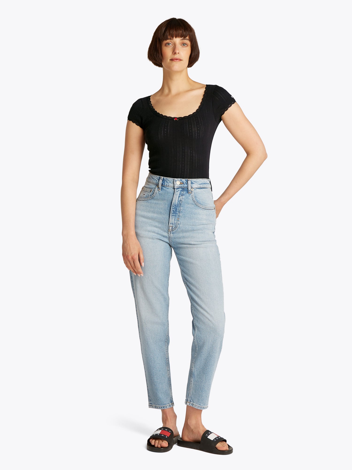Tommy Jeans T-Shirts  schwarz