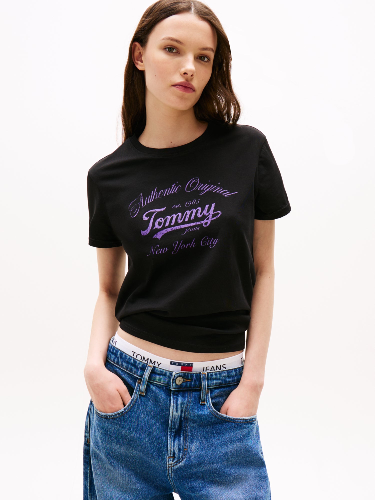 Tommy Jeans T-Shirts  schwarz