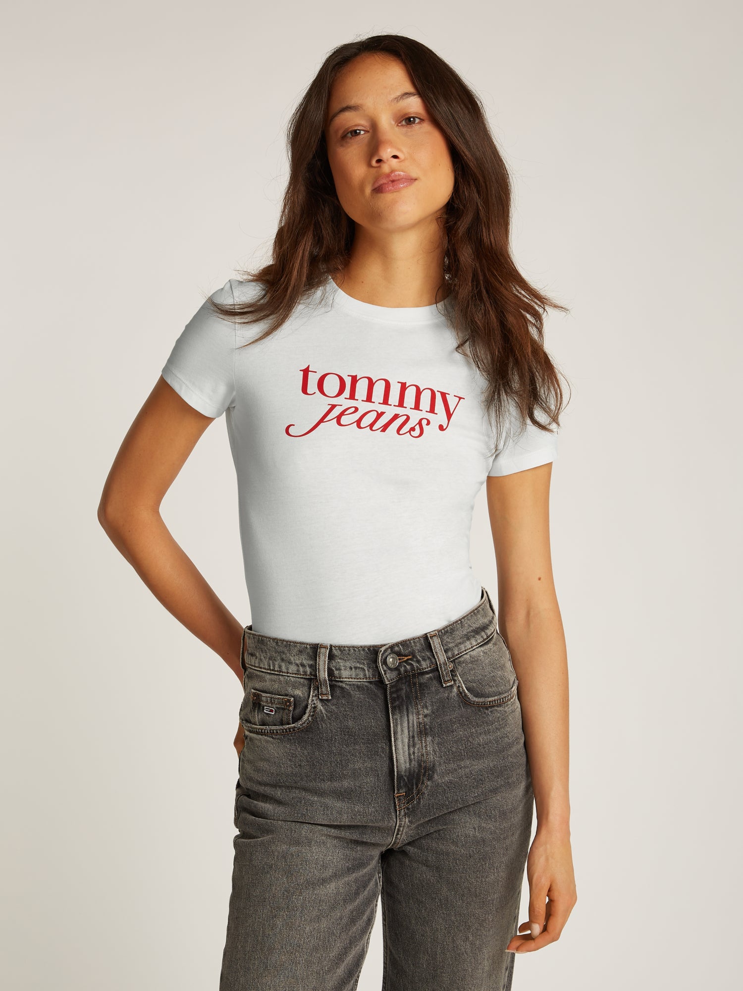 Tommy Jeans T-Shirts  weiß