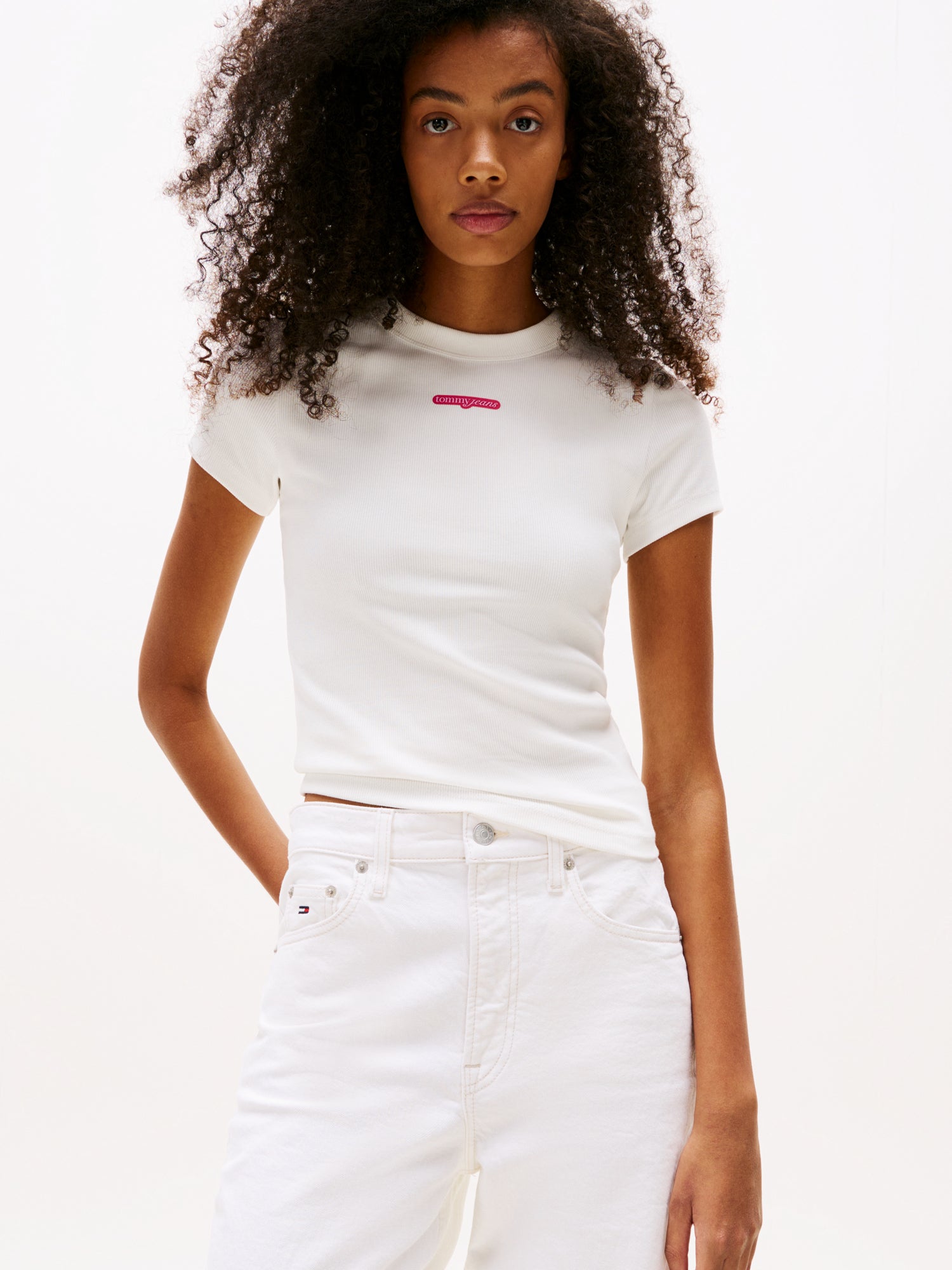 Tommy Jeans T-Shirts  weiß