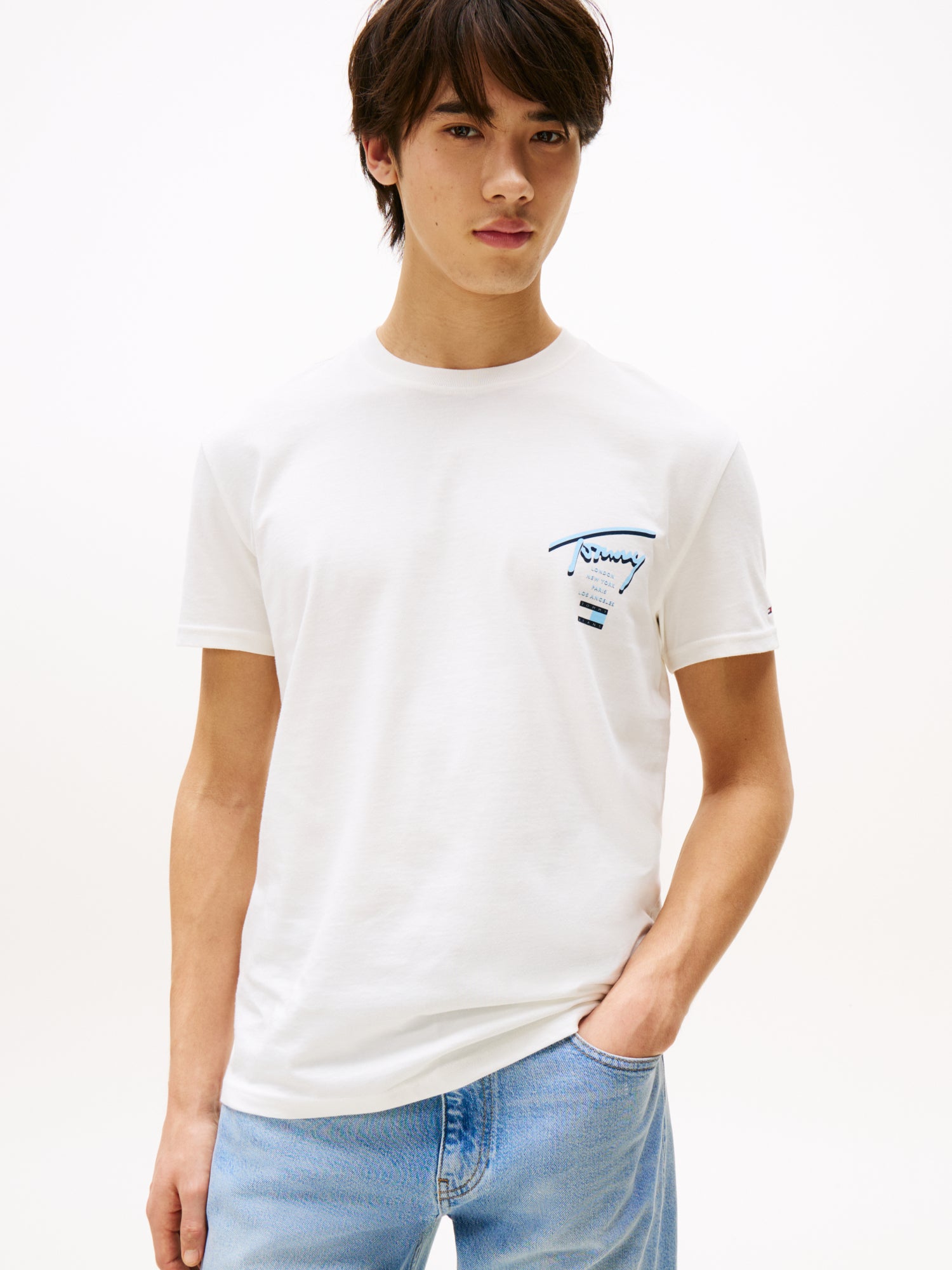 Tommy Jeans T-Shirts  weiß