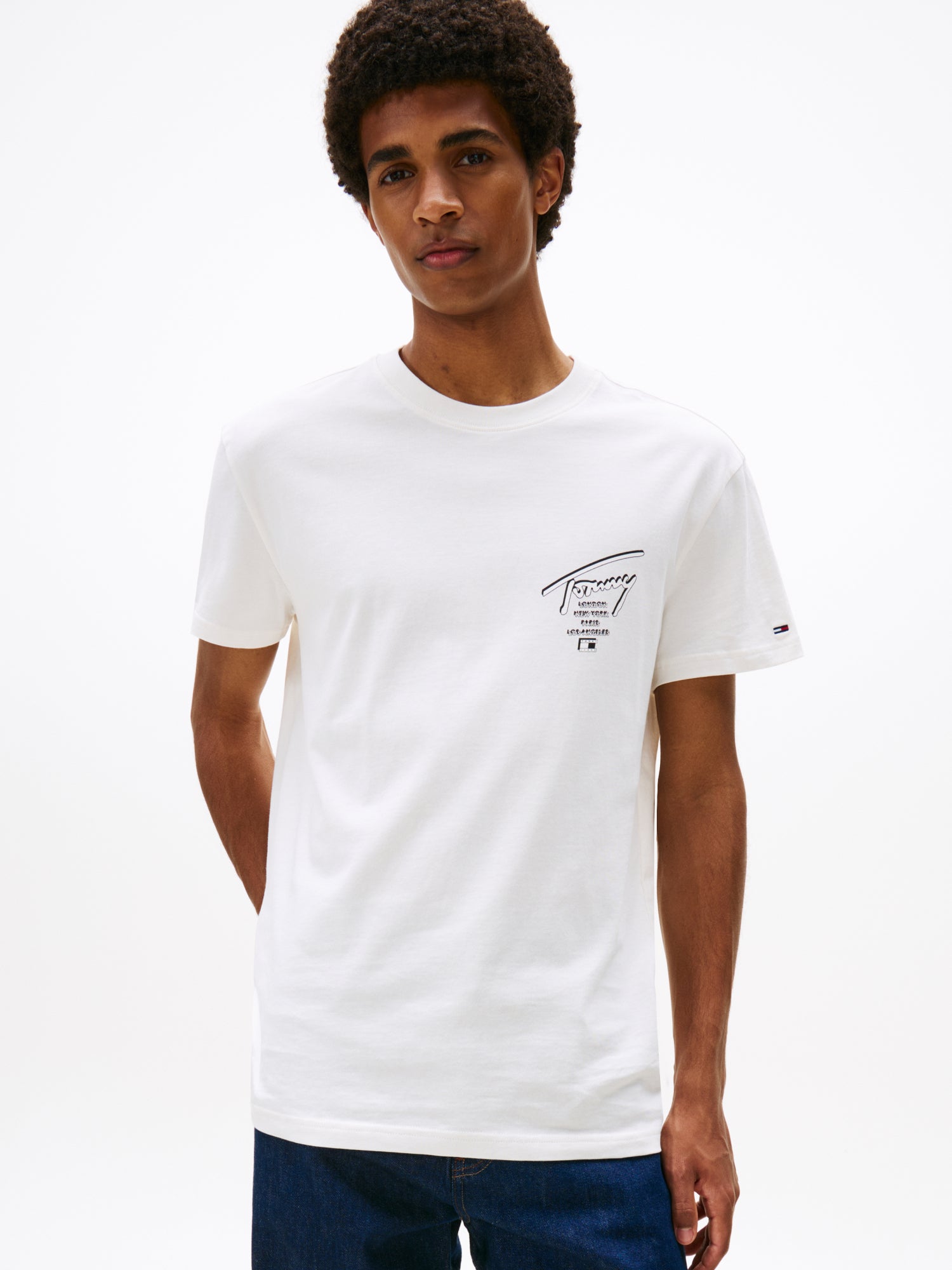 Tommy Jeans T-Shirts  weiß