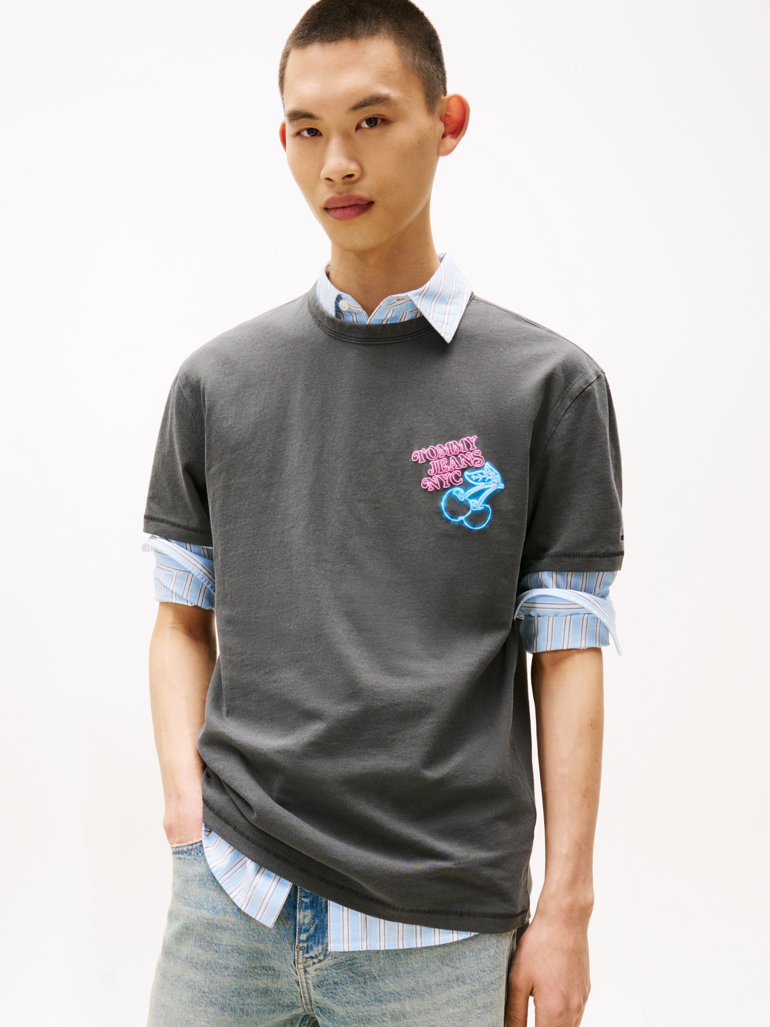 Tommy Jeans T-Shirts  schwarz