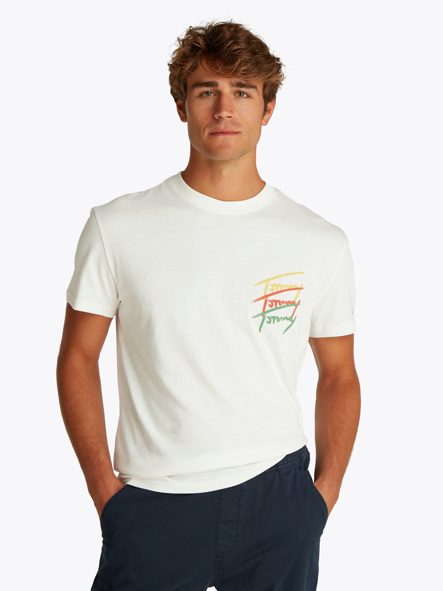 Tommy Jeans T-Shirts  weiß