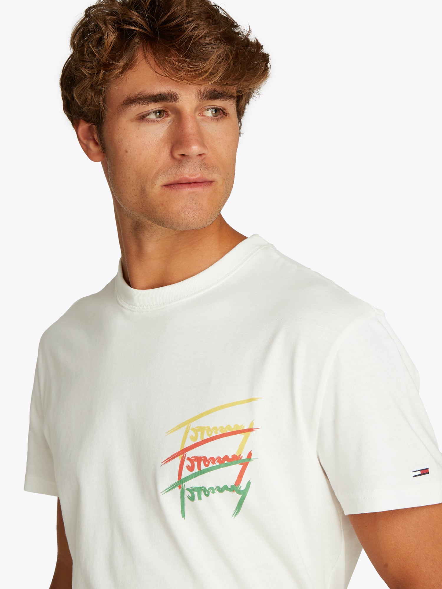 Tommy Jeans T-Shirts  weiß