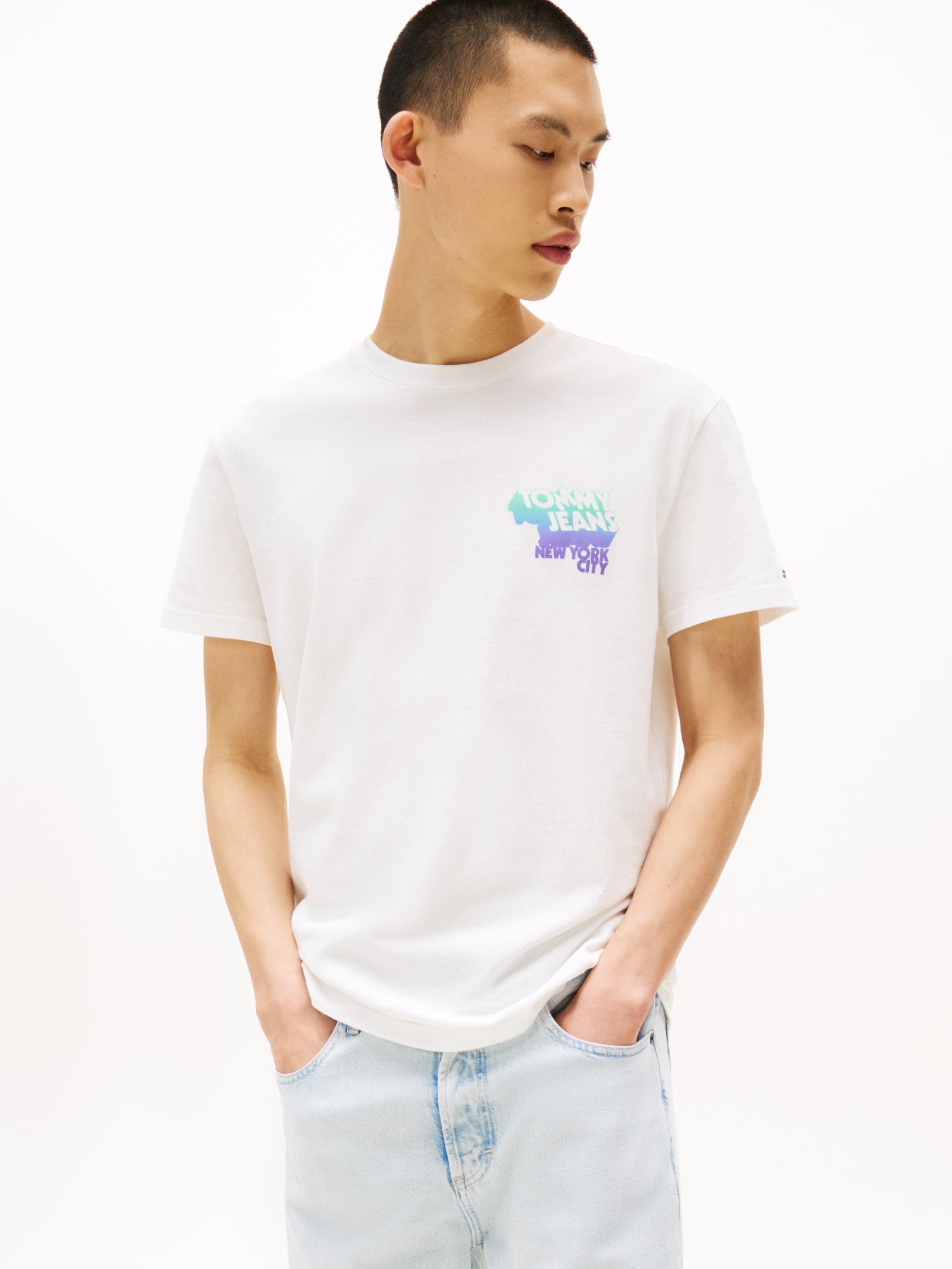 Tommy Jeans T-Shirts  weiß
