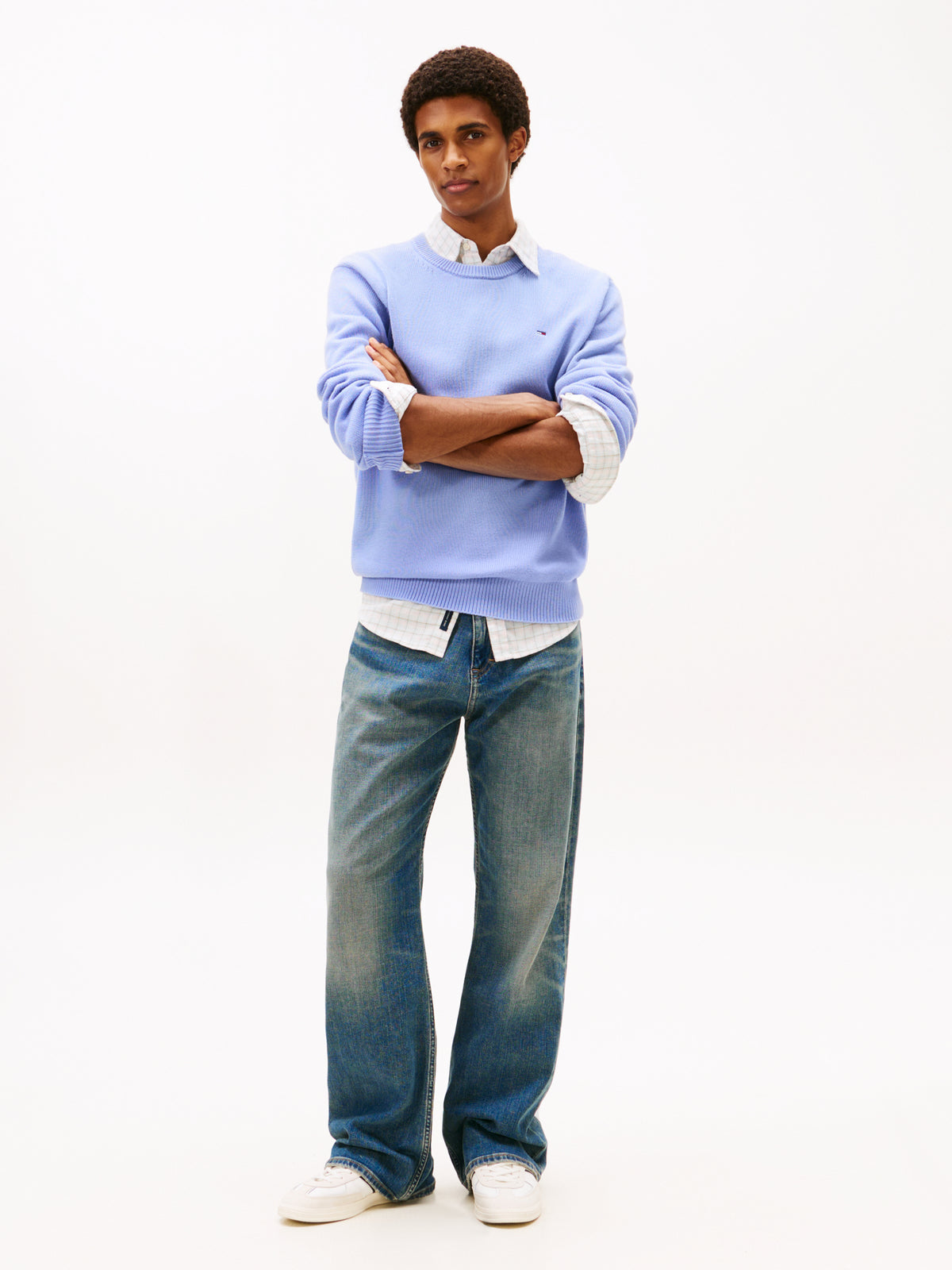 Tommy Jeans Pullover  lila