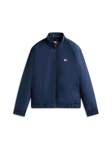 Wattierte Jacke mit Logo und Reißverschluss