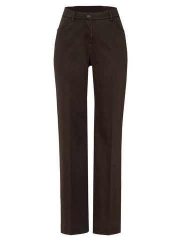 JENNY WIDE Hose aus Baumwollsatin