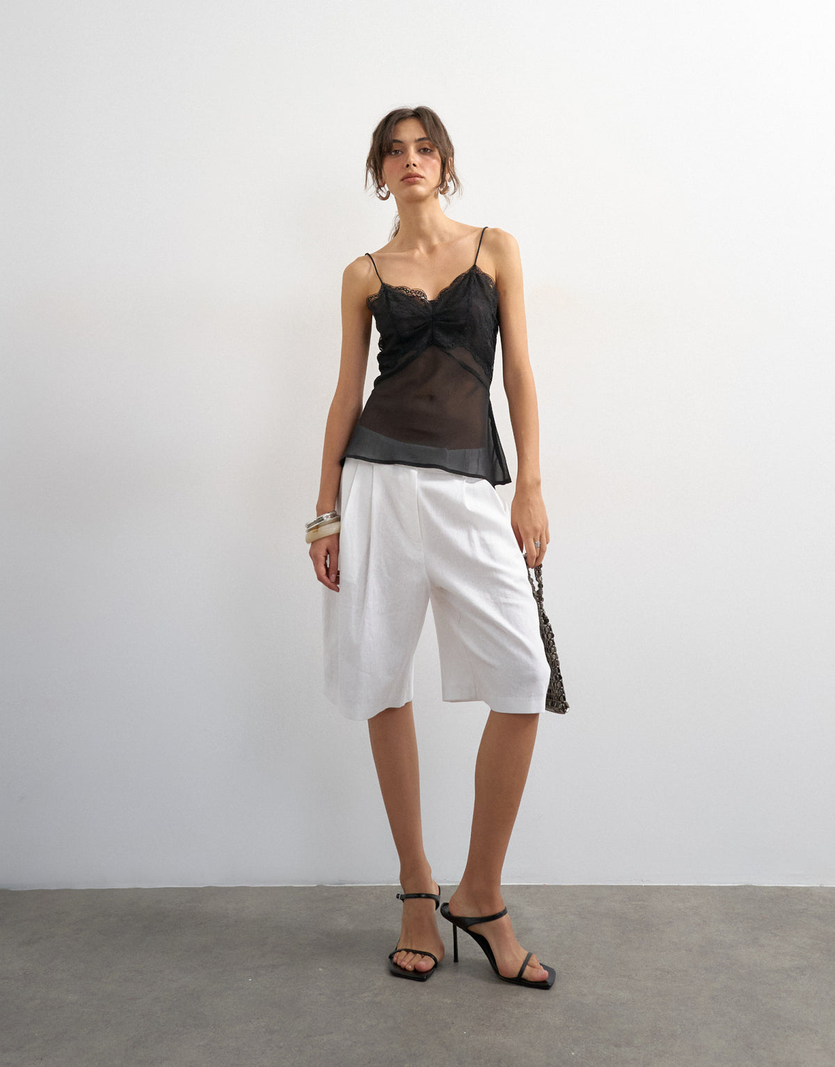 Topshop Tops  schwarz