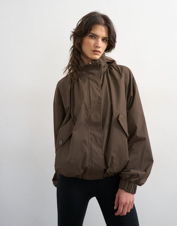 TSHIVA Kurze Jacke mit Reißverschluss