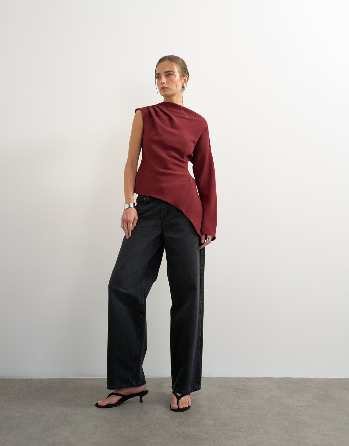 Topshop Langarmshirts  rot