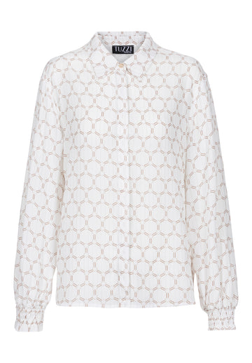 Bluse mit elastischem Bund