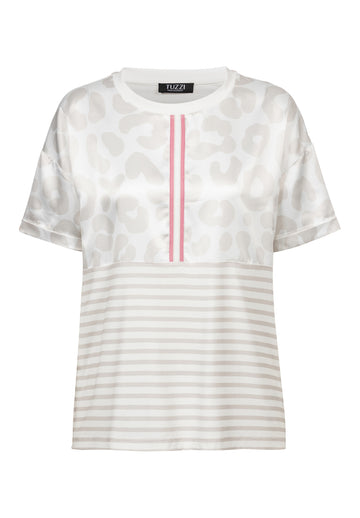 Shirt ROSÉ ALL DAY mit Kontraststreifen