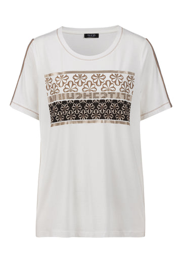 Shirt mit Kontraststreifen