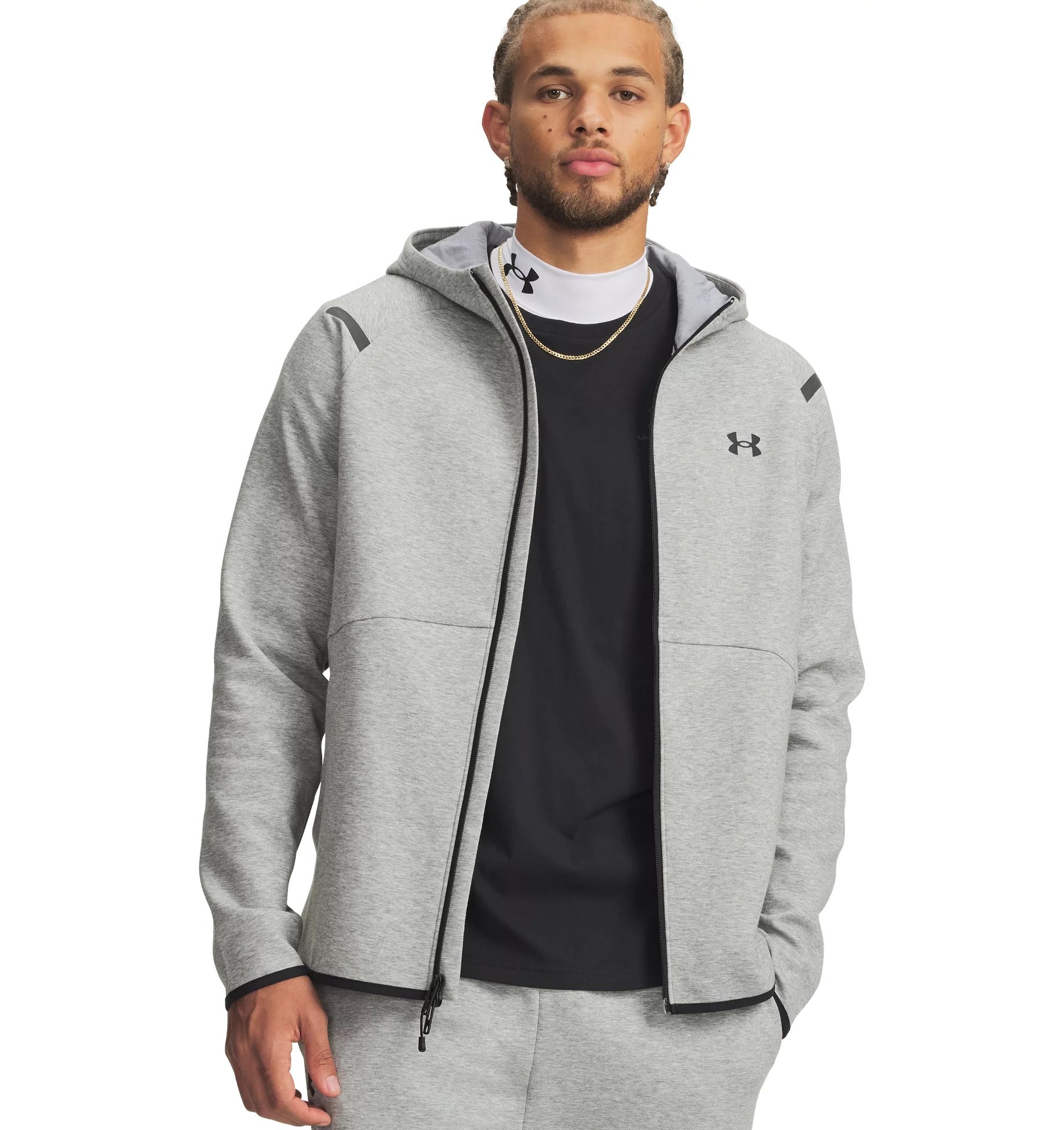 Under Armour Shirtjacken  hellgrau