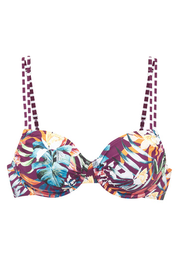 Bügel-Bikini-Top Cadu im floralen Design