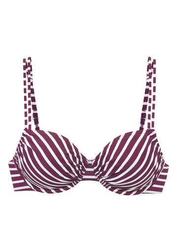 Bügel-Bikini-Top Tadu im Streifendesign
