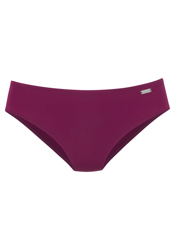 Bikinihose Cadu in unifarbenem Design