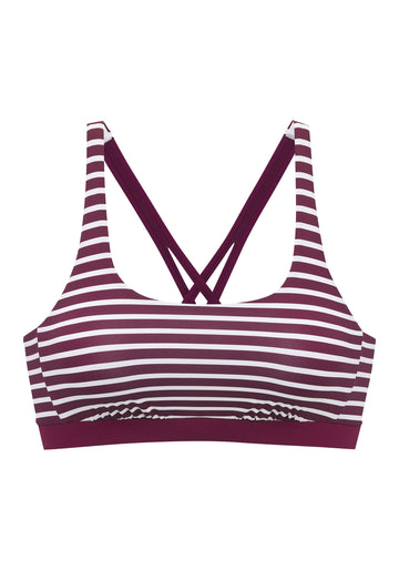 Bustier-Bikini-Top Tadu im Streifendesign
