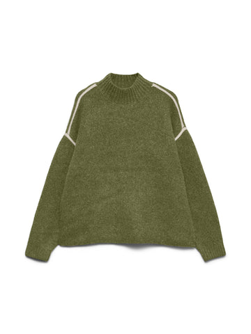 BOOM Strickpullover mit Stehkragen