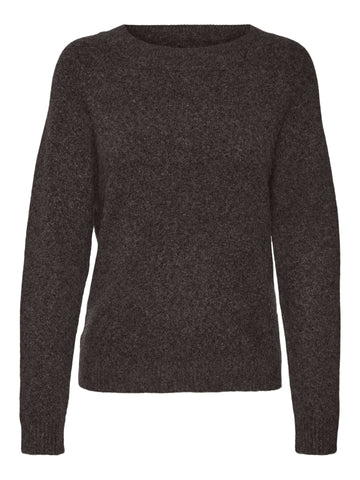 DOFFY Strickpullover mit Rippbündchen