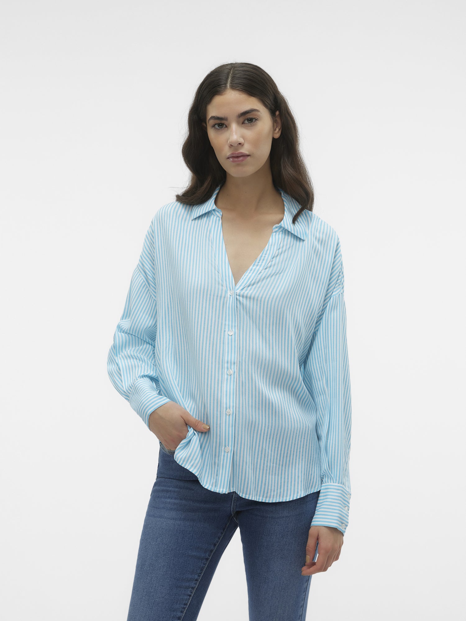 Vero Moda Hemdblusen  weiß