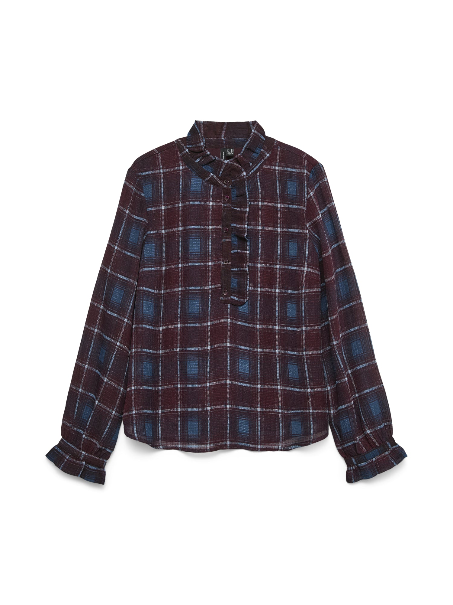 Vero Moda Hemdblusen  dunkelrot